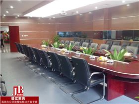 上海廣電電器會(huì)議室辦公家具配置實(shí)景圖
